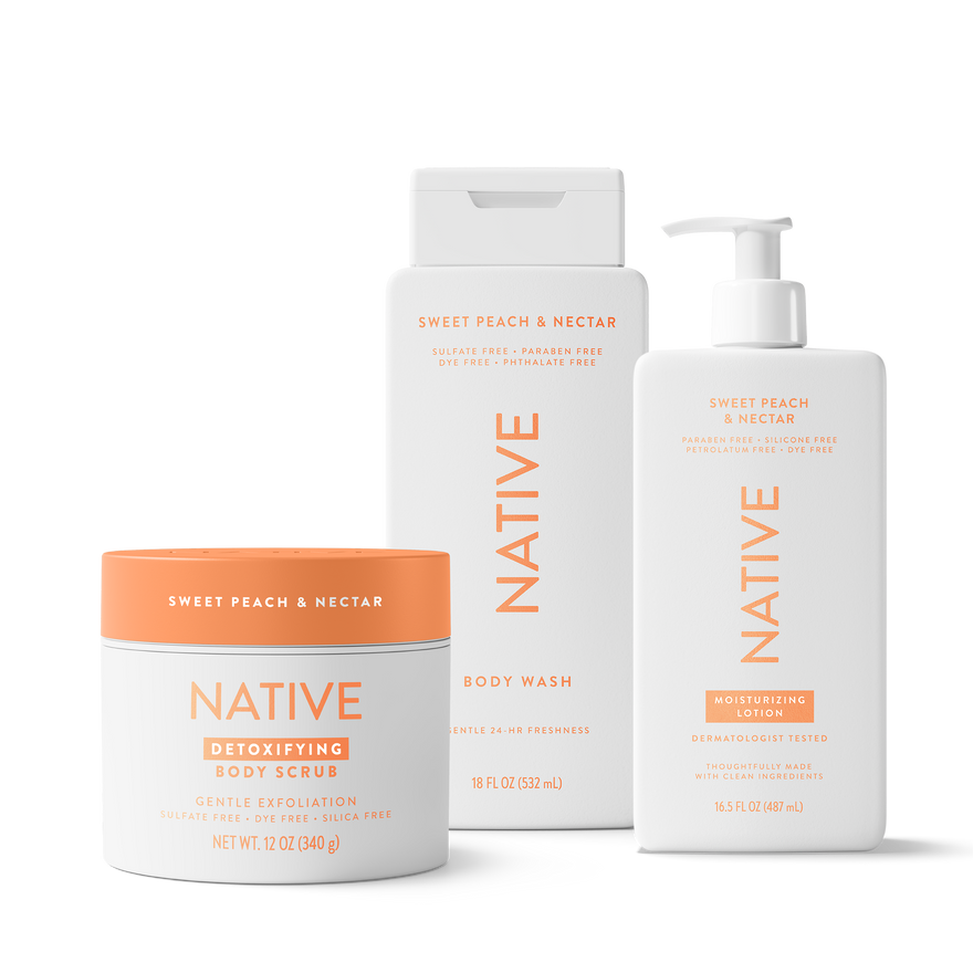 Exfoliate + Hydrate Trio - Classic Pick (Sweet Peach & Nectar)
